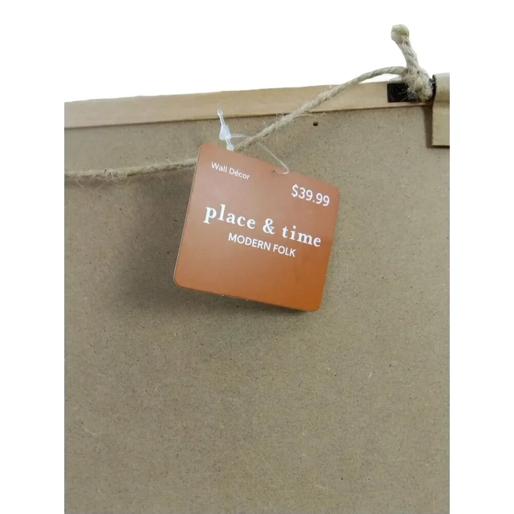 Place and Time There is No Place Like Fall 16 x 16 inch Wooden Sign (New)